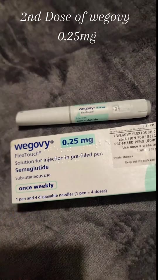 @sylrose68's second Wegovy dose experience, fact-checked