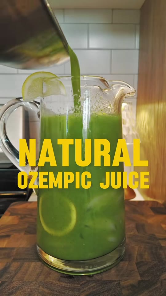 Can a green juice really work like Ozempic? Let's be clear