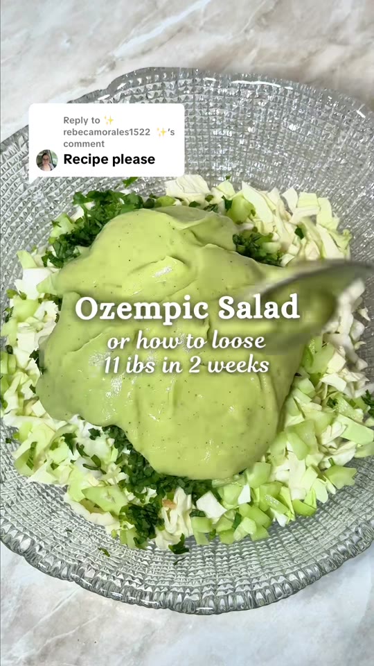 Can a salad really mimic Ozempic? Let's check the evidence