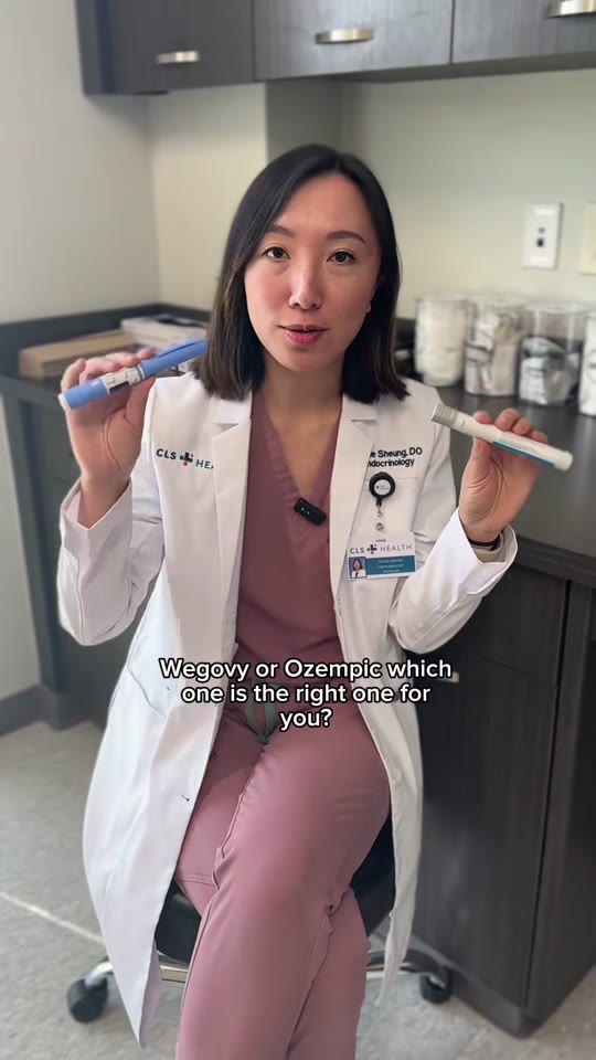 @clshealth's Wegovy vs Ozempic breakdown, fact-checked