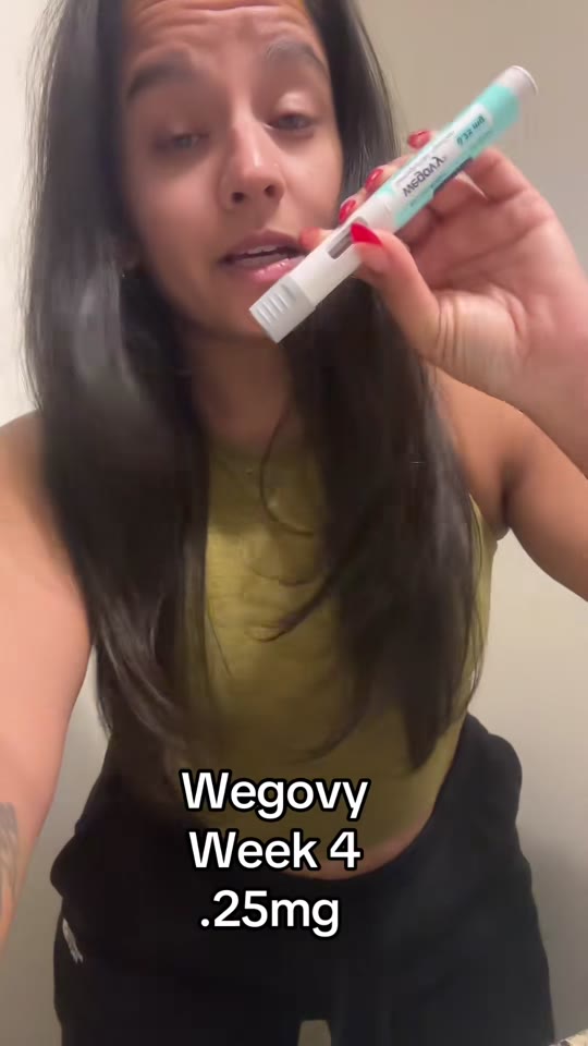 @ajwomble4's Wegovy week 4 update, fact-checked