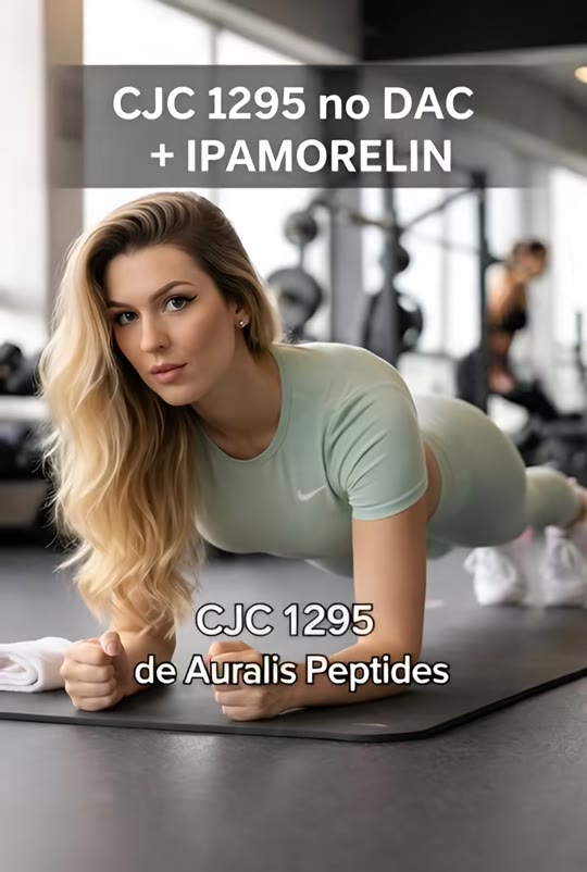 CJC-1295 and ipamorelin claims from @auralis.peptides.biotech