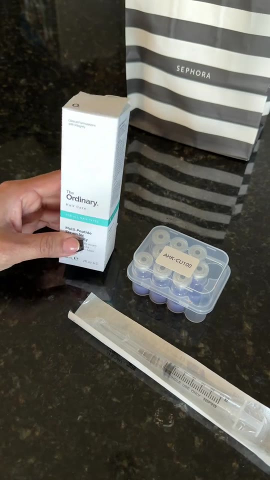 AHK-Cu hair peptide DIY serums: what the science actually supports