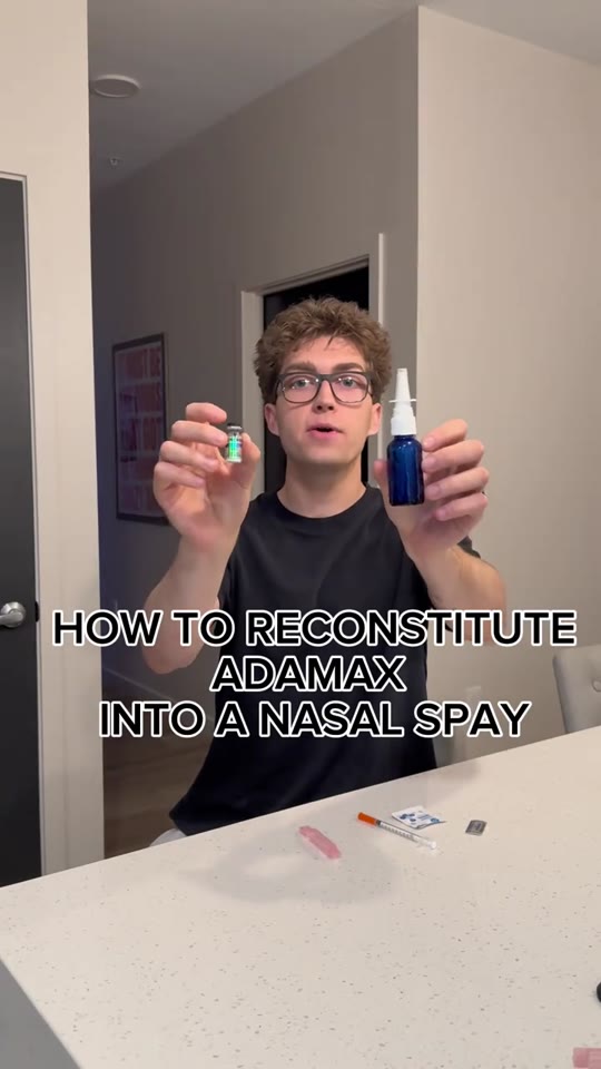 Adamax nasal spray reconstitution: what the science says