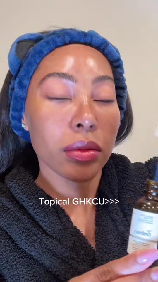 This TikTok about GHK-Cu peptides looks promising but...