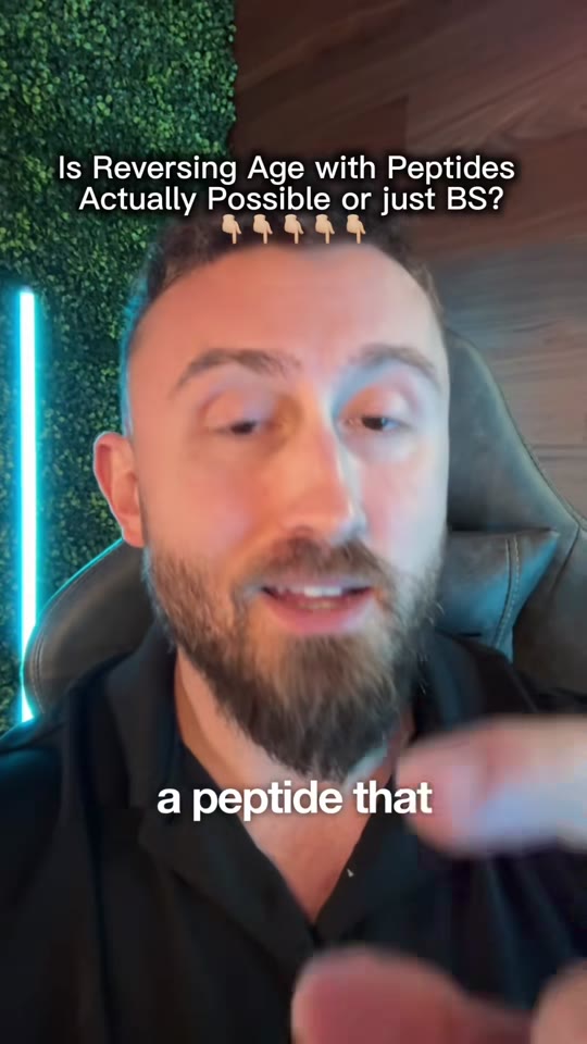 Can peptides actually reverse aging, or is this TikTok hype?