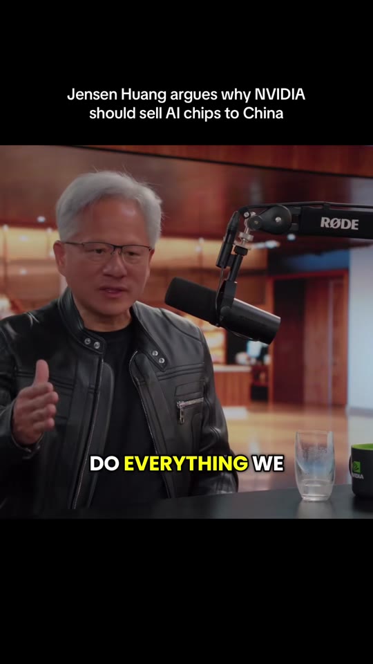 NVIDIA China chip sales: what Jensen Huang actually said