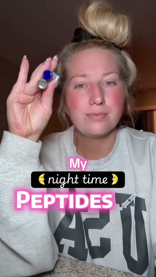 @holisticglpgirly's nightly peptide routine, fact-checked