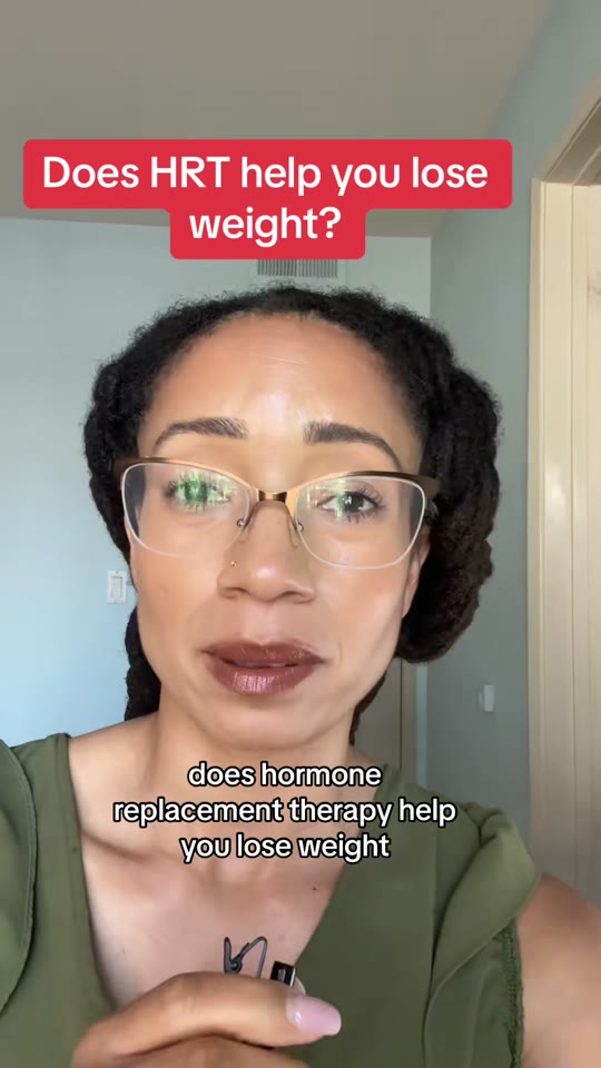 Does HRT help with weight loss? We checked the studies