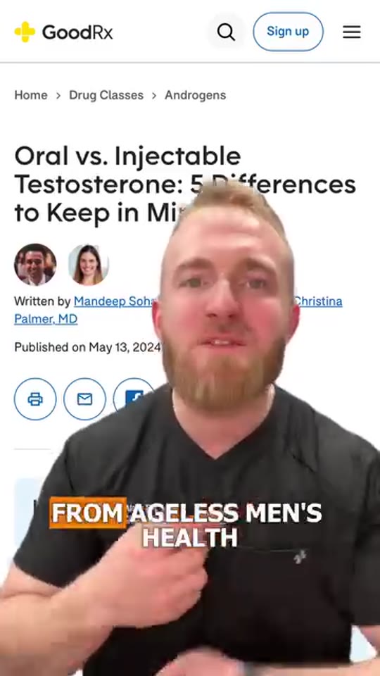 @agelessmenshealth's testosterone delivery claims, fact-checked