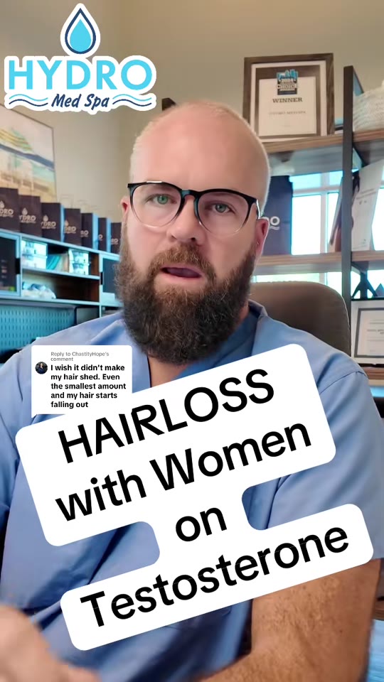 @hydromedspa's testosterone hair loss claims, fact-checked