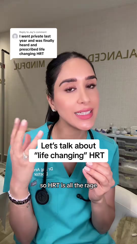 Dr Arora's 'life-changing' HRT claims, fact-checked