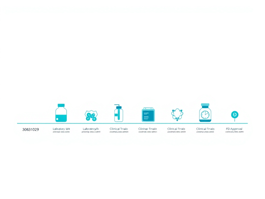 Timeline of AOD-9604 discovery from Monash University through clinical development