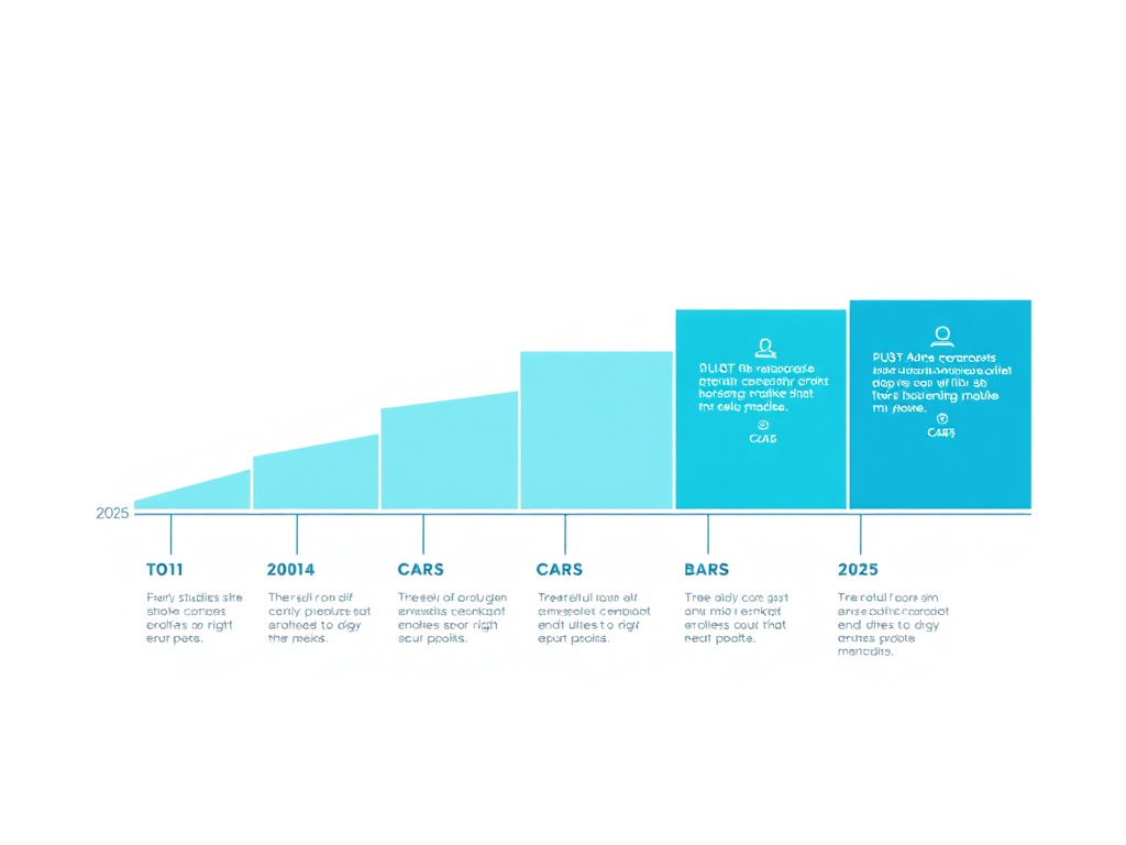 Timeline showing Cerebrolysin stroke trial progression from early studies through CASTA, CARS, and the 2025 meta-analysis with key outcomes at each stage