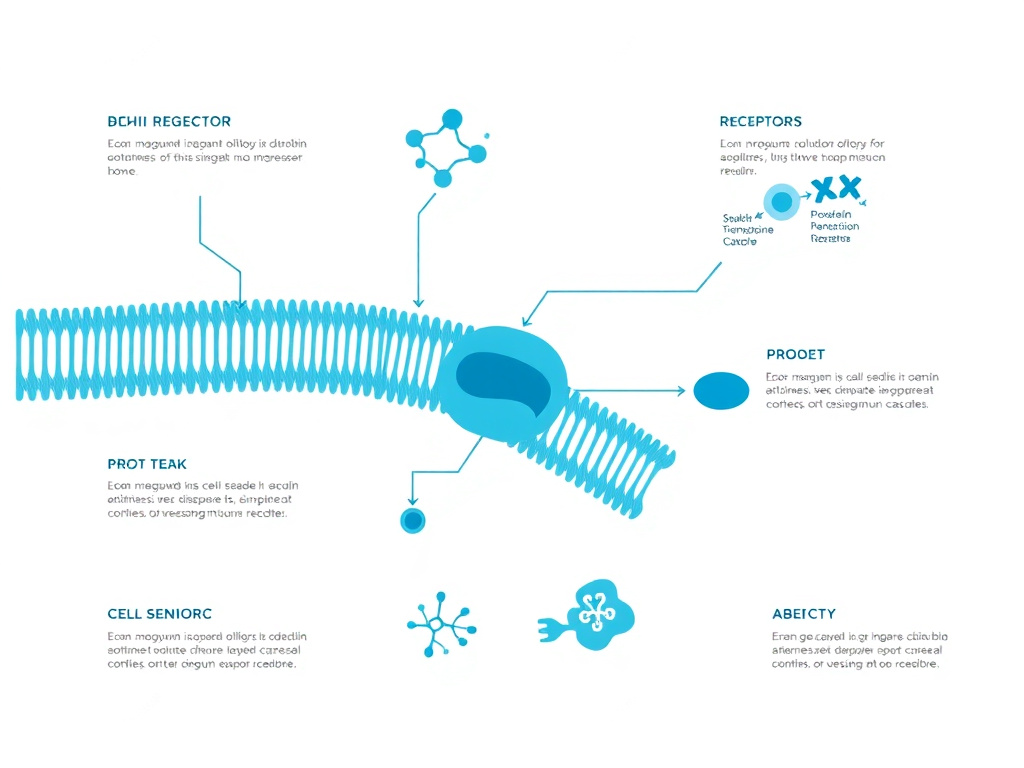 Epithalon peptide molecular structure and telomere interaction diagram
