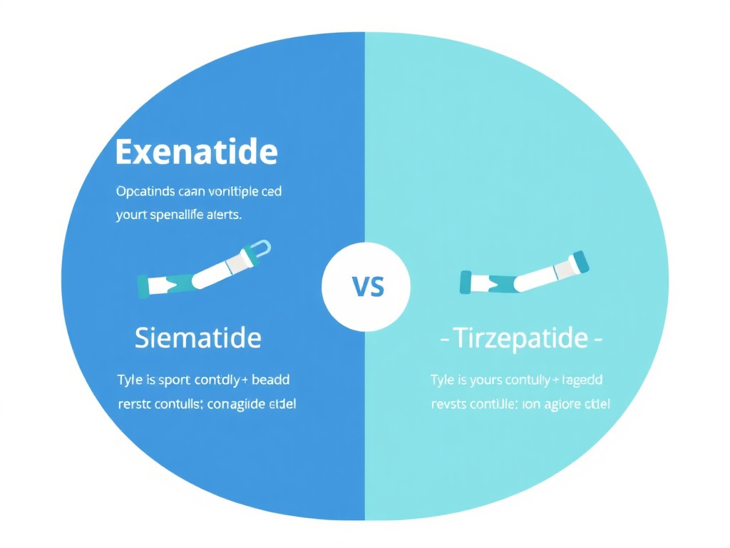 Exenatide vs modern GLP-1 agents semaglutide and tirzepatide comparison
