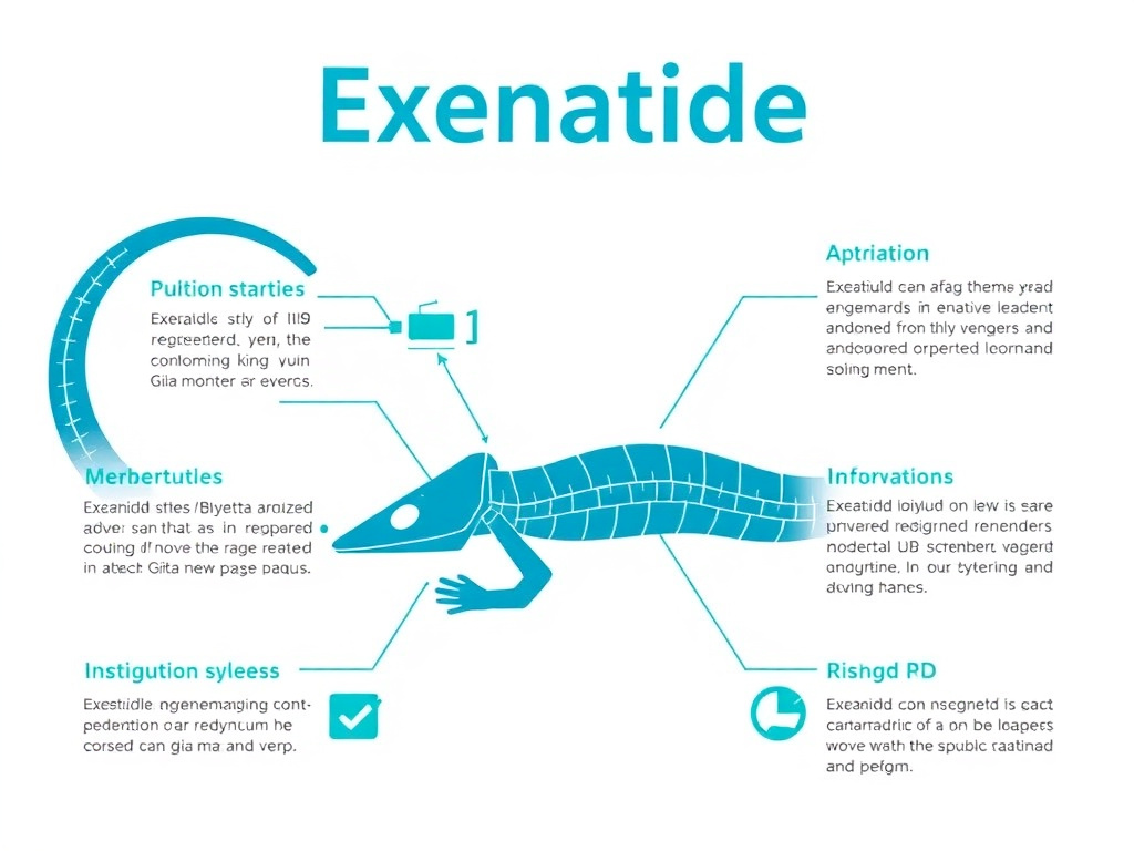 Exenatide (Byetta/Bydureon) GLP-1 receptor agonist derived from Gila monster venom