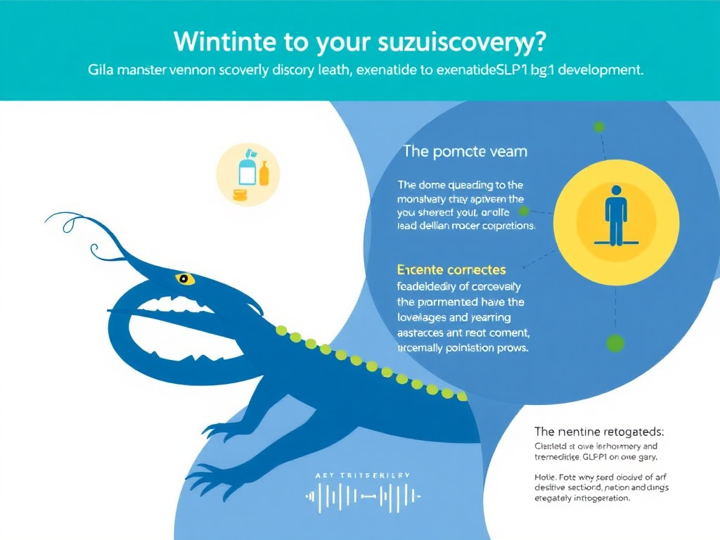 Gila monster venom discovery story leading to exenatide GLP-1 drug development