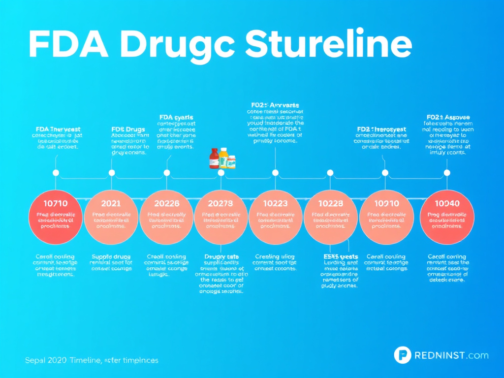 Timeline of FDA GLP-1 drug shortage events from 2022 to 2026