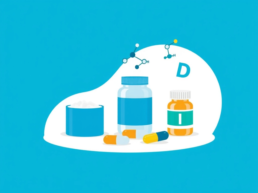 Evidence-based supplements for muscle preservation including creatine, protein, and vitamin D