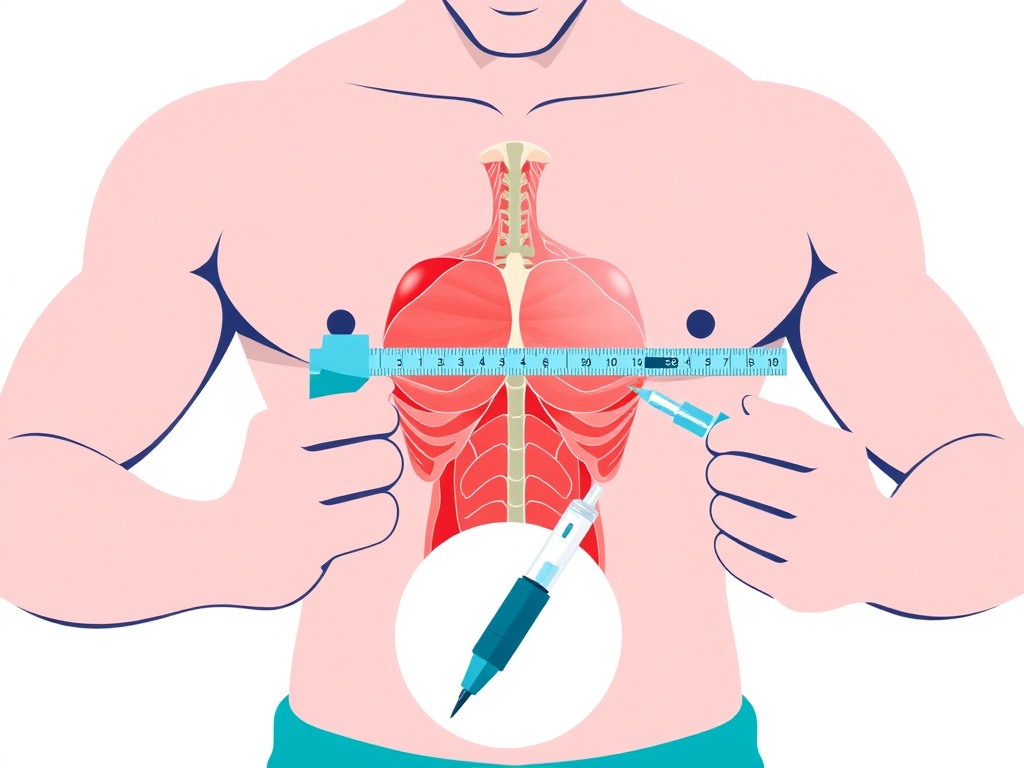 Muscle preservation during GLP-1 therapy - body composition analysis concept