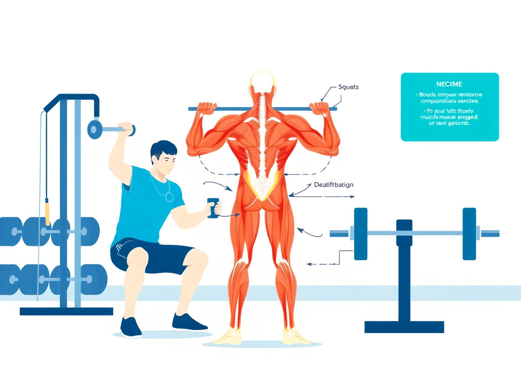Resistance training exercises for muscle preservation during GLP-1 weight loss therapy
