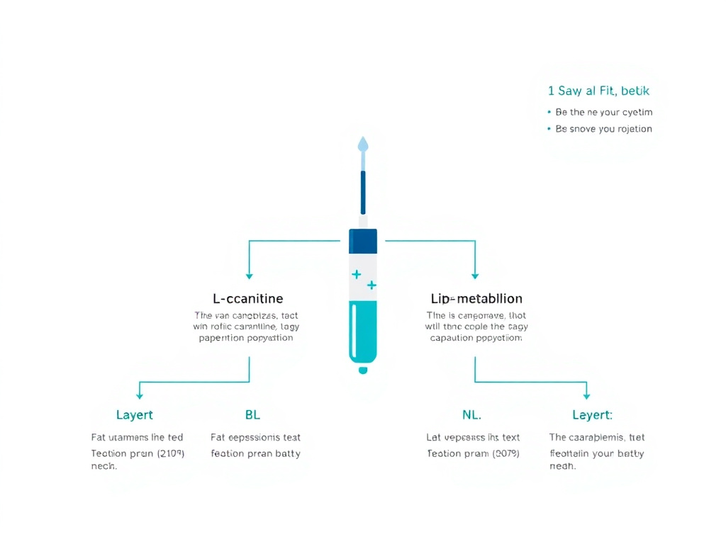 Overview of injectable L-carnitine and lipotropic injection pathways for fat metabolism