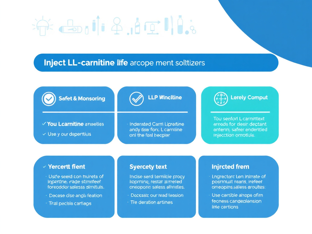 Safety monitoring checklist and timeline for injectable L-carnitine and lipotropic injection protocols