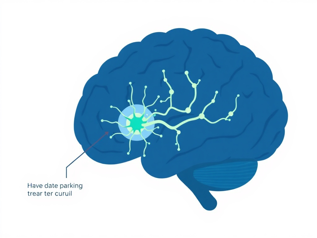 Illustration of P21 promoting neurogenesis in the hippocampal dentate gyrus, showing neural progenitor cell proliferation and new neuron integration into existing circuits