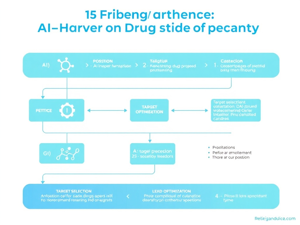 Flowchart of AI-driven peptide drug discovery workflow from target selection through lead optimization