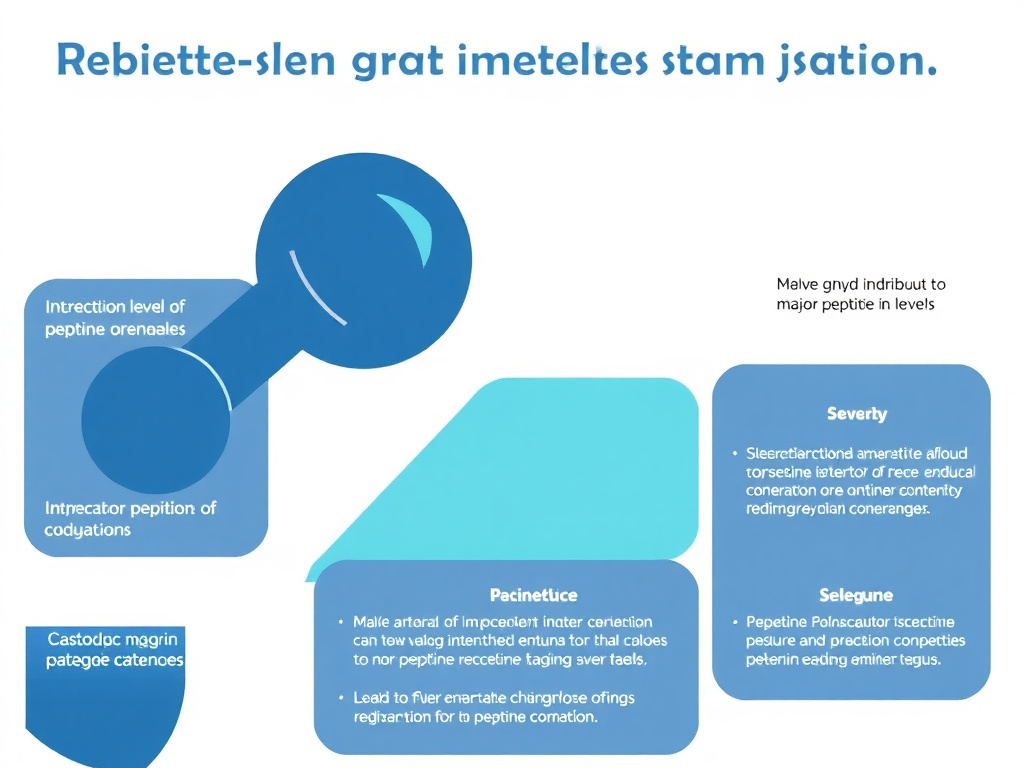 Infographic showing the distribution of peptide-drug interaction severity levels across major peptide categories