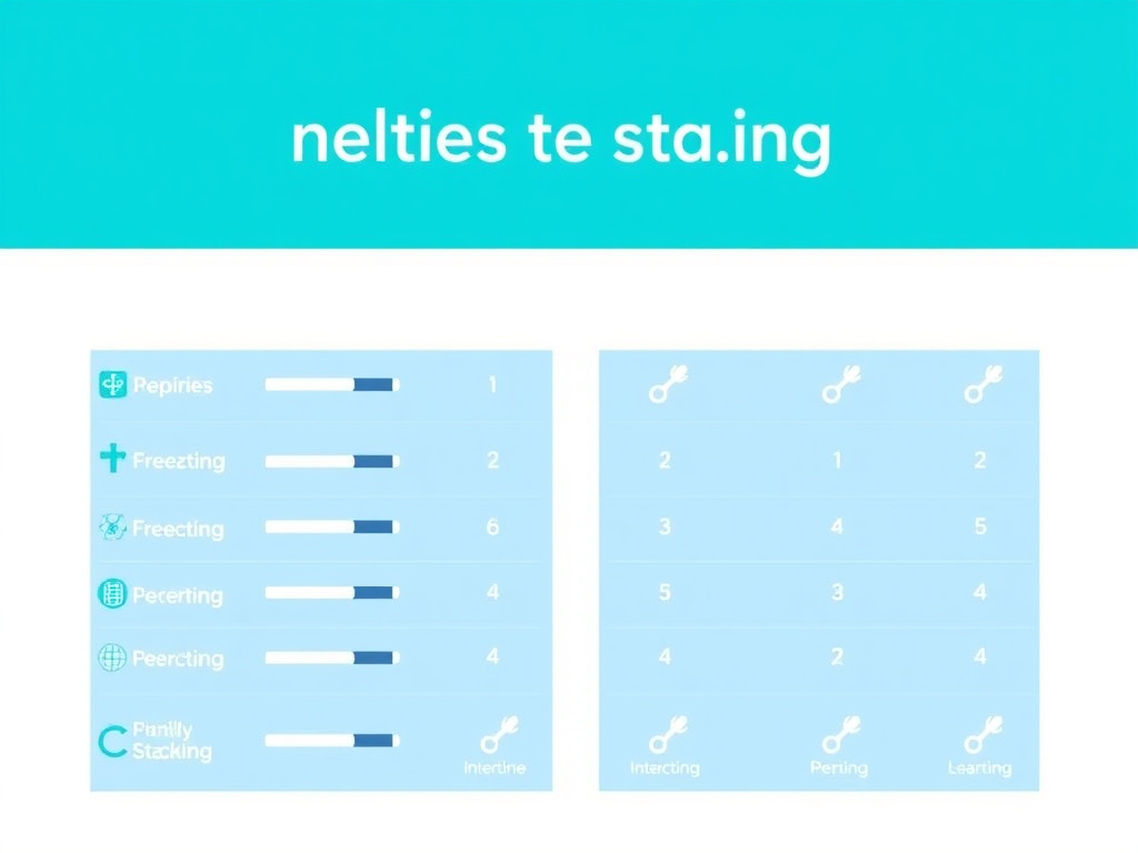Visual guide showing common peptide stacking combinations with interaction ratings