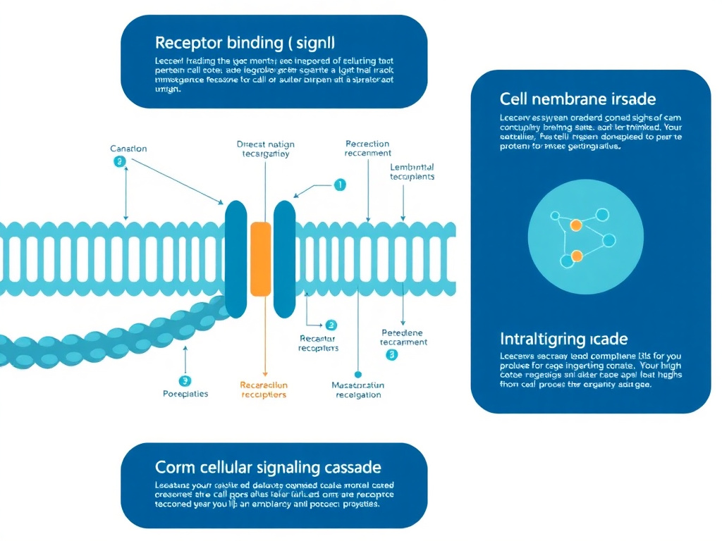 Diagram showing Khavinson short peptide bioregulator theory and DNA interaction