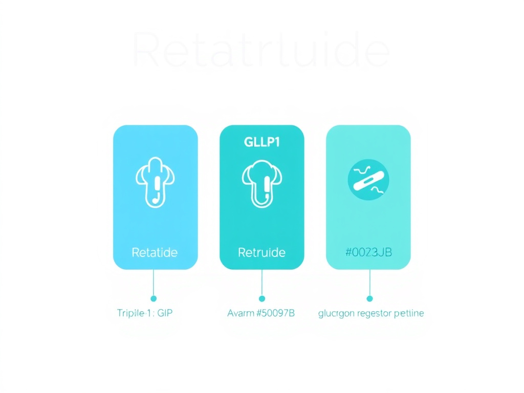 Retatrutide triple agonist GLP-1 GIP and glucagon receptor peptide overview