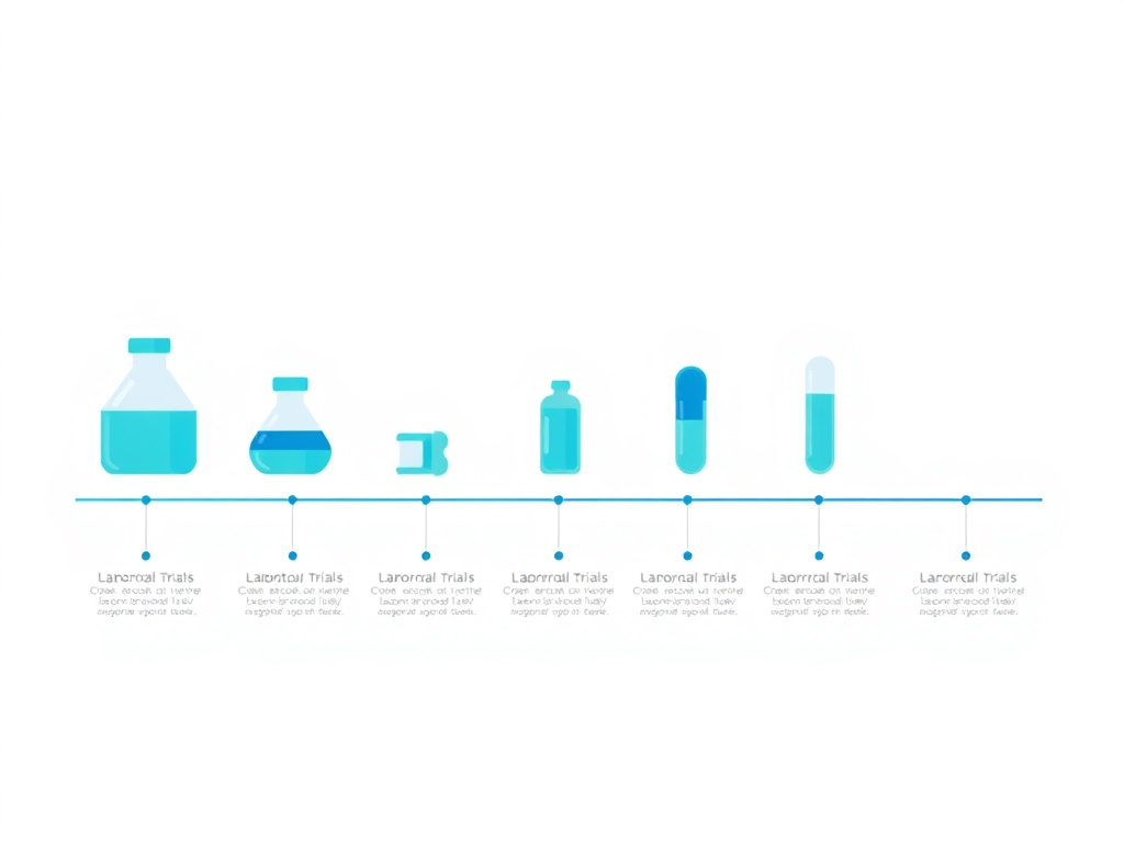 Timeline of sermorelin development from 1982 GHRH discovery through FDA approval to modern compounding