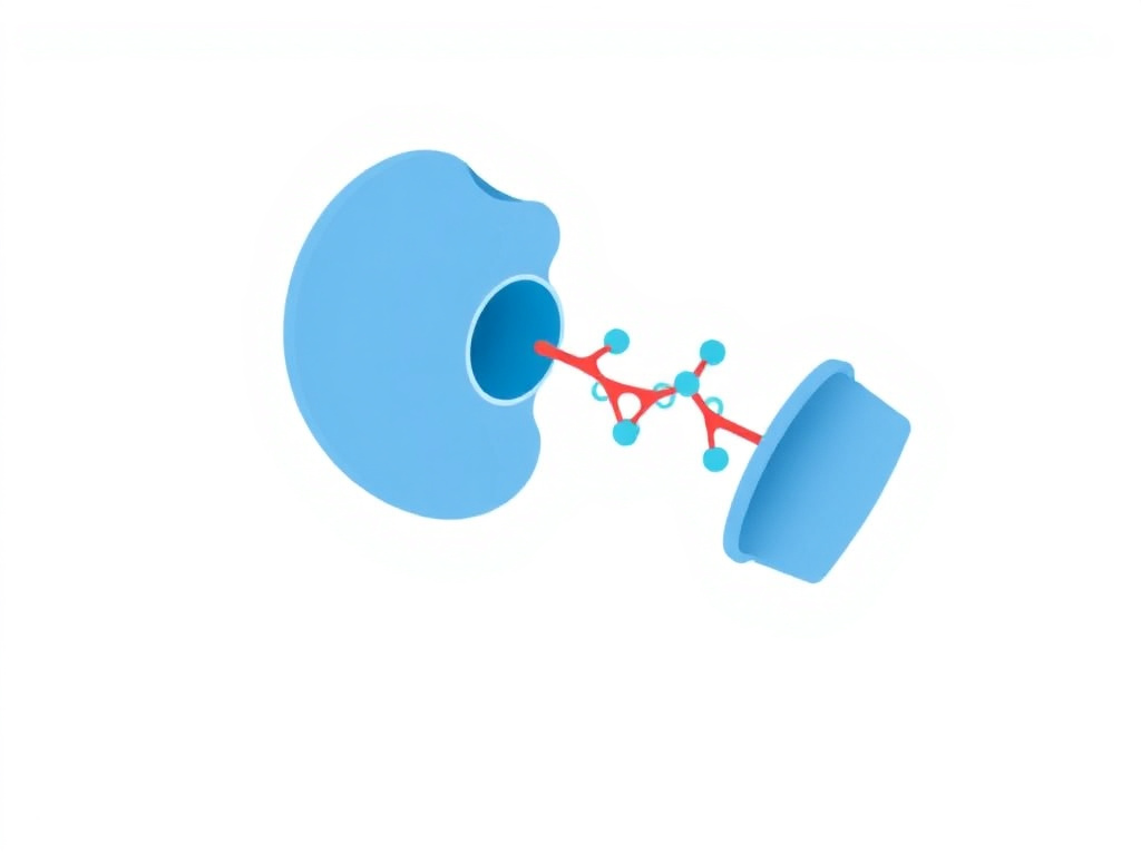 GHRH receptor signaling pathway illustration showing cAMP cascade in pituitary cells