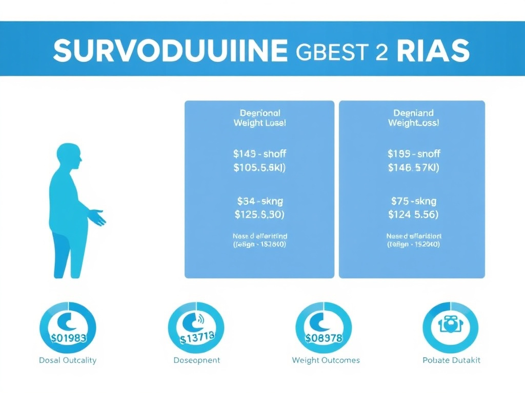 Survodutide Phase 2 obesity trial results showing dose-dependent weight loss outcomes