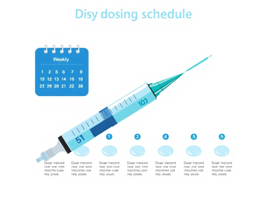 TB-500 dosing protocols showing loading and maintenance phase schedules