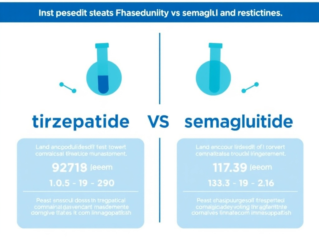 Head-to-head comparison of tirzepatide vs semaglutide efficacy and outcomes